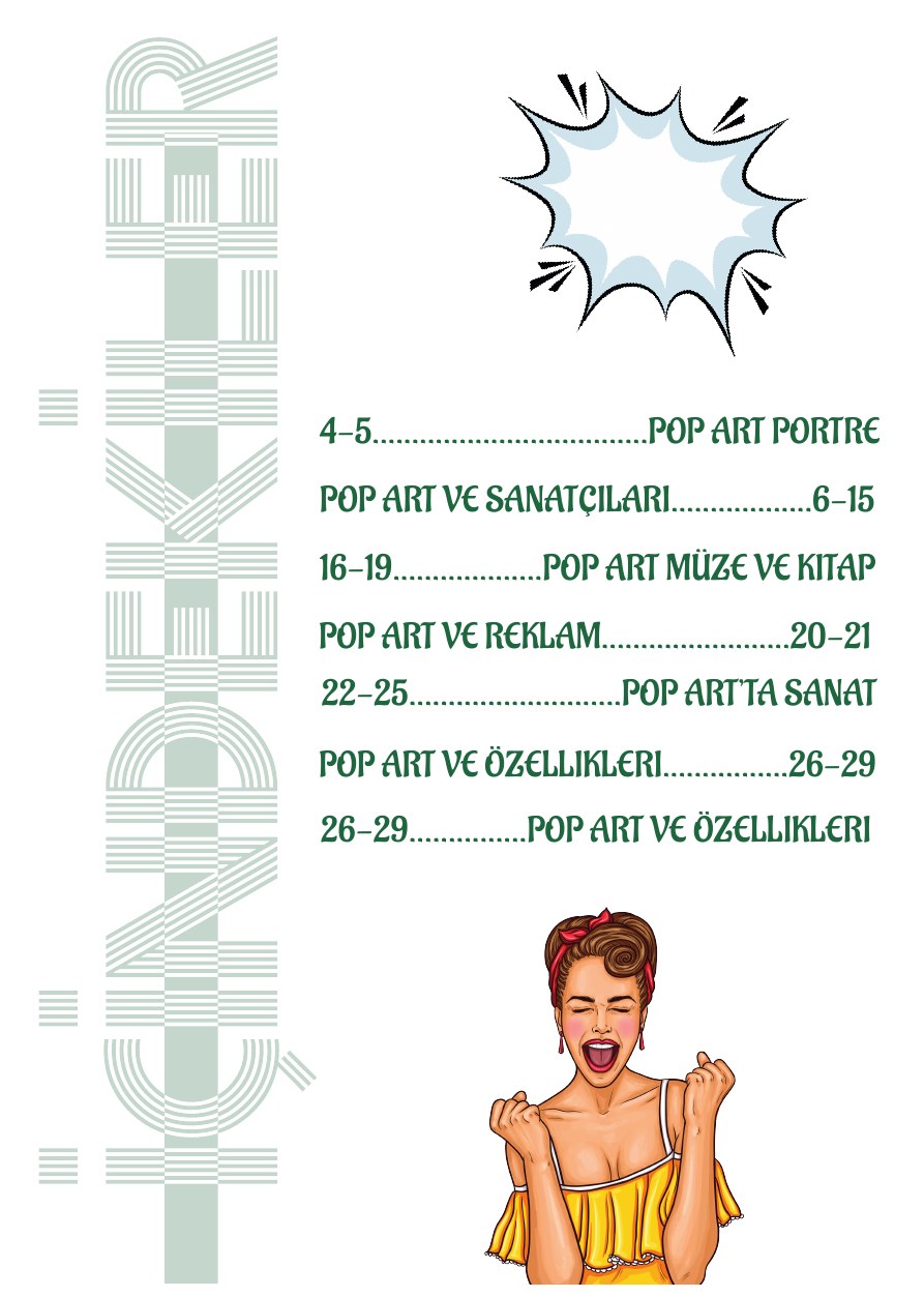 Pop Art dergisi sayfa 2